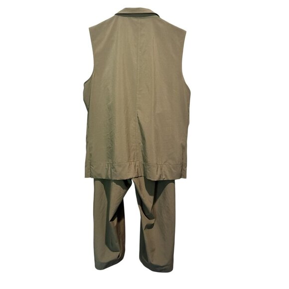 Additions By Chicos Women's Olive Green 2 Piece Set - Picture 2 of 7